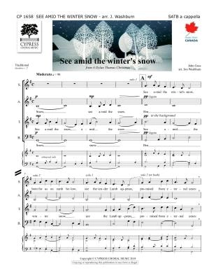 Cypress Choral Music - See Amid The Winters Snow - Washburn - SATB