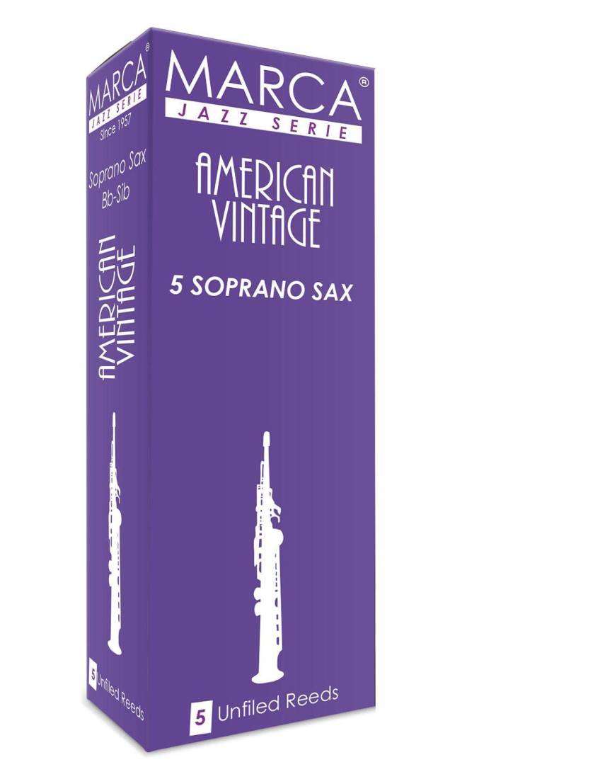 American Vintage Soprano Sax Reeds, 1.5 Strength - Box of 5