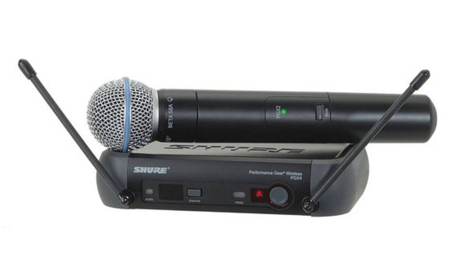 SHURE BETA 58A ワイヤレスマイクセット　PGX4 PGX2 New PGX4 Wireless Microphone and PGX24/BETA58A Wireless