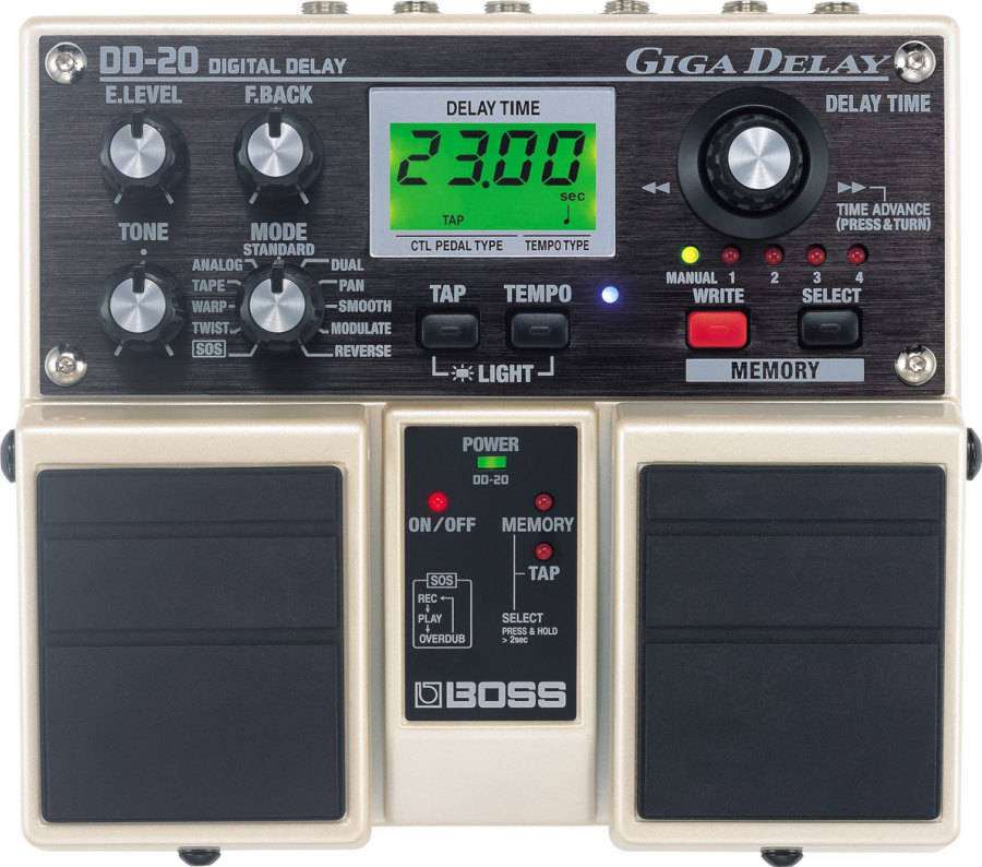 Boss - Twin Pedal - Giga Delay