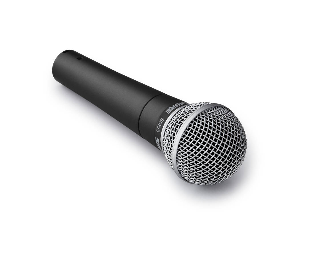 Shure sm58 unidirectional cardioid dynamic microphone long mcquade