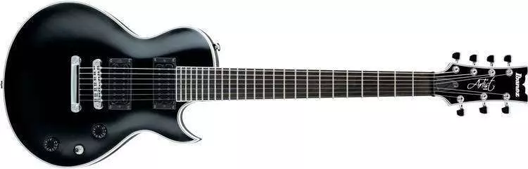 ARZ307 Single Cutaway 7 String - Black