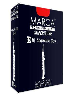 Superieure Soprano Sax Reeds, 3 Strength - Box of 10