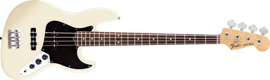 Fender Musical Instruments - American Special Jazz Bass - Rosewood Neck in  Olympic White