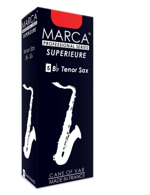 Marca Reeds - Superieure Tenor Sax Reeds, 3.5 Strength - Box of 5