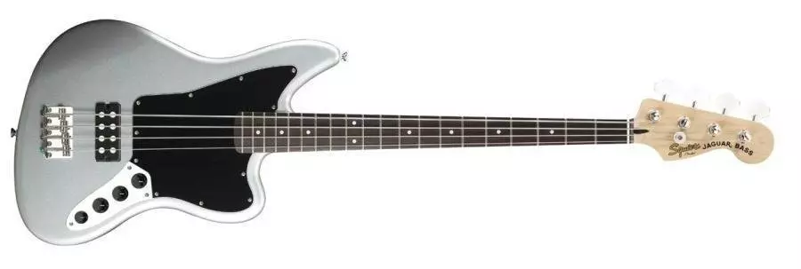 Vintage Modified Jaguar Bass Special HB - Silver