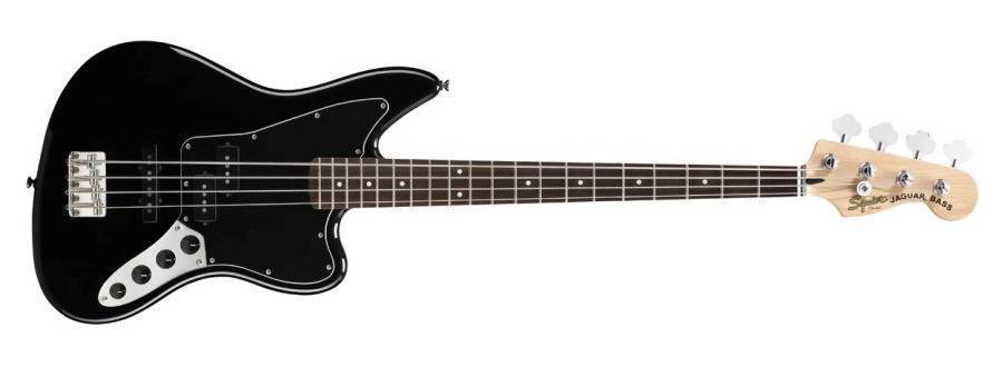 Vintage Modified Jaguar Bass Special - Black