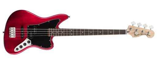 Vintage Modified Jaguar Bass Special - Crimson Red Transparent
