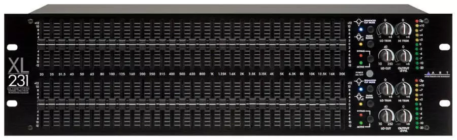 Dual 31-Band EQ with 35mm Long-Throw Sliders