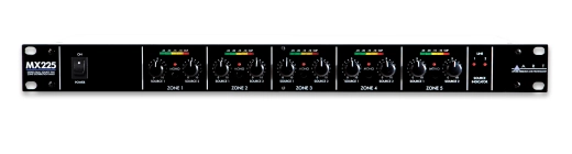 Stereo Dual-Source 5-Zone Distribution Mixer