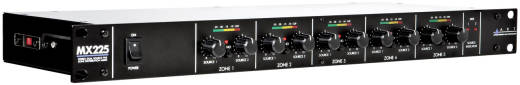 ART Pro Audio - Stereo Dual-Source 5-Zone Distribution Mixer