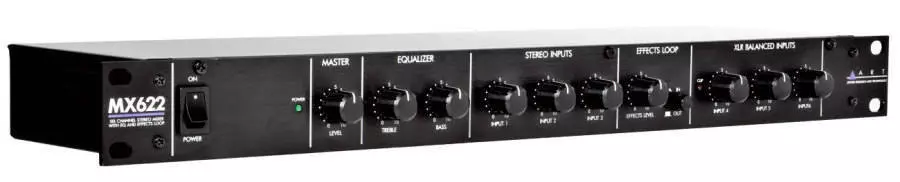 6-Channel Stereo Mixer with EQ & Effects Loops