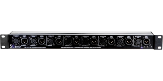 8-Channel 3-Way Mic Splitter