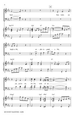 My Funny Valentine - Rutherford - SATB