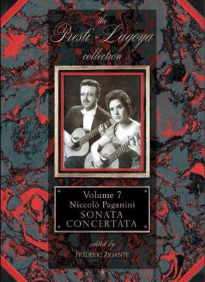 BERBEN - Presti-Lagoya Collection Volume 7, Niccolo Paganini, Sonata Concertata - Zigante - Duo de guitares classiques - Livre