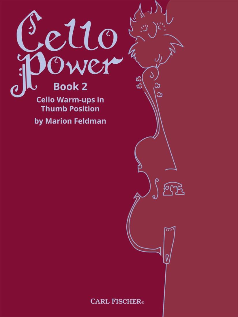 Cello Power Book 2: Cello Warm-ups in Thumb Position - Feldman - Book