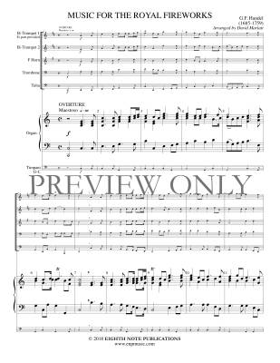 Music for the Royal Fireworks (C Concert) - Handel/Marlatt - Brass Quintet and Organ