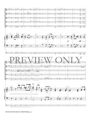 Music for the Royal Fireworks (C Concert) - Handel/Marlatt - Brass Quintet and Organ
