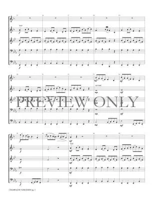 Champagne Variations - Rossini/Marlatt - Brass Quintet - Gr. Medium-Difficult