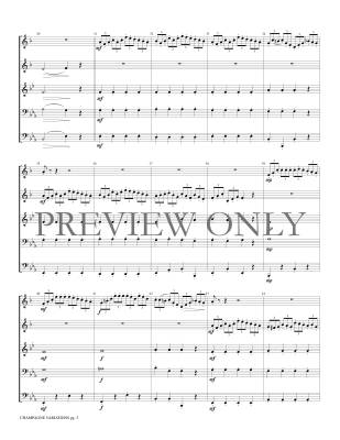 Champagne Variations - Rossini/Marlatt - Brass Quintet - Gr. Medium-Difficult