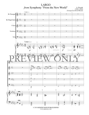 Largo from Symphony From the New World - Dvorak/Marlatt - Brass Quintet and Organ