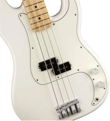 Player Precision Bass Maple - Polar White