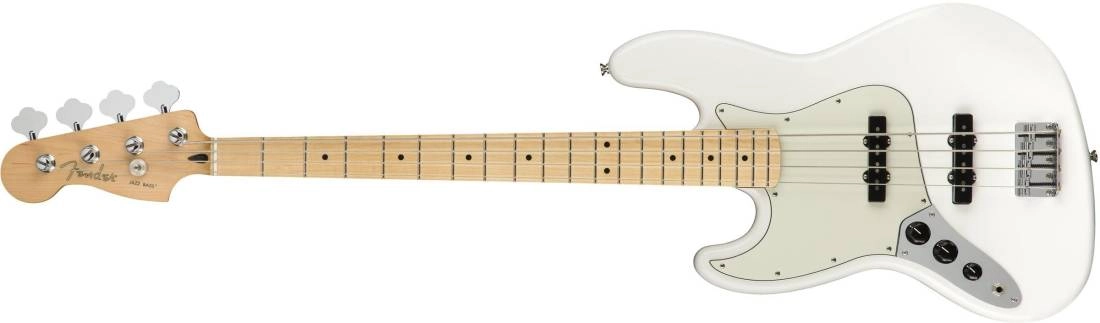 Player Jazz Bass Left Handed Maple - Polar White
