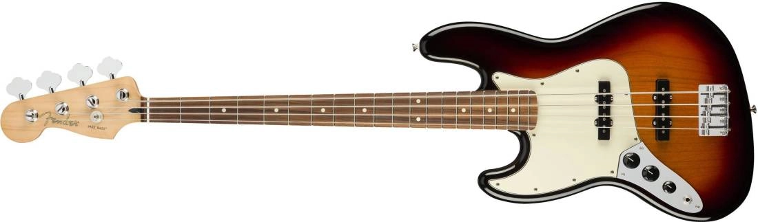 Player Jazz Bass Left Handed Pau Ferro - 3 Tone Sunburst