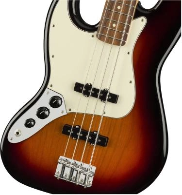 Player Jazz Bass Left Handed Pau Ferro - 3 Tone Sunburst