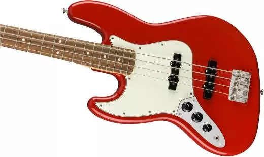 Player Jazz Bass Left Handed Pau Ferro - Sonic Red