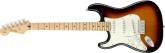 Fender - Player Stratocaster gauch\u00e8re \u00e9rable - 3 Tone Sunburst