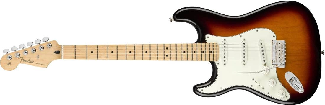 Player Stratocaster Left Handed Maple - 3 Tone Sunburst