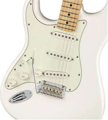 Player Stratocaster Left Handed Maple - Polar White