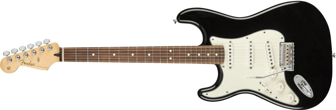 Player Stratocaster Left Handed Pau Ferro - Black