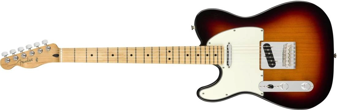 Player Telecaster Left Handed Maple - 3 Tone Sunburst