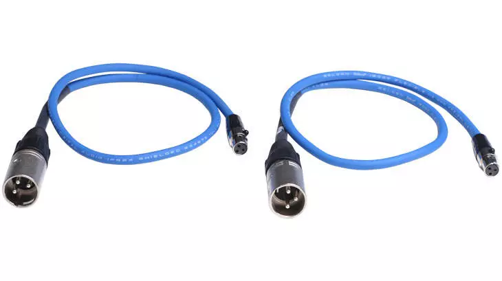 XL-2 TA3-F to XLR-M 25\'\' Adapter Cable - 2 Pack