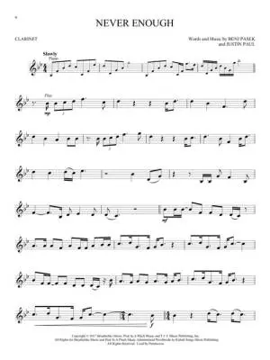 The Greatest Showman: Instrumental Play-Along - Pasek/Paul - Clarinet - Book/Audio Online
