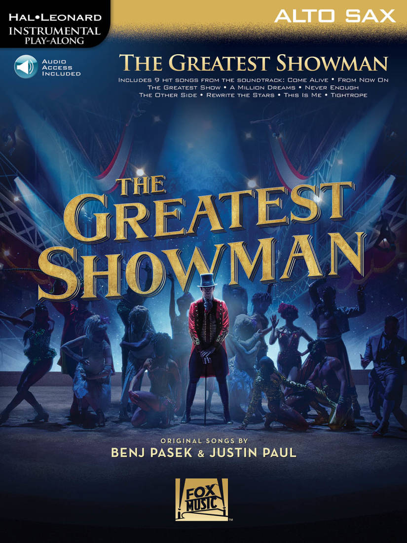 The Greatest Showman: Instrumental Play-Along - Pasek/Paul - Alto Sax - Book/Audio Online