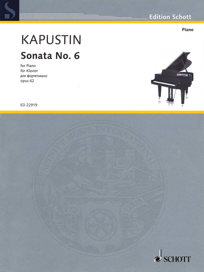 Sonata No. 6, Op. 62 - Kapustin - Piano