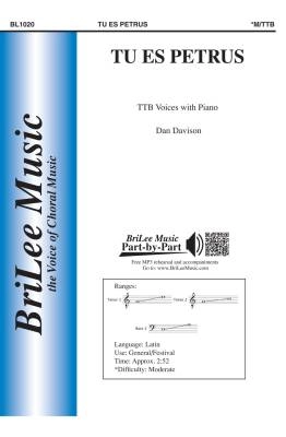 BriLee Music Publishing - Tu Es Petrus - Davison - TBB