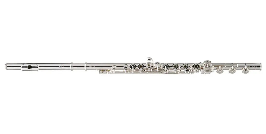 Handmade Custom Sterling Silver Flute - C# Trill, 0.014 Wall, Offset G
