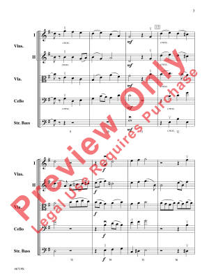 Symphony No. 5  (Choral and Allegro Maestoso) -  Mendelssohn/Palmer - String Orchestra - Gr. 4