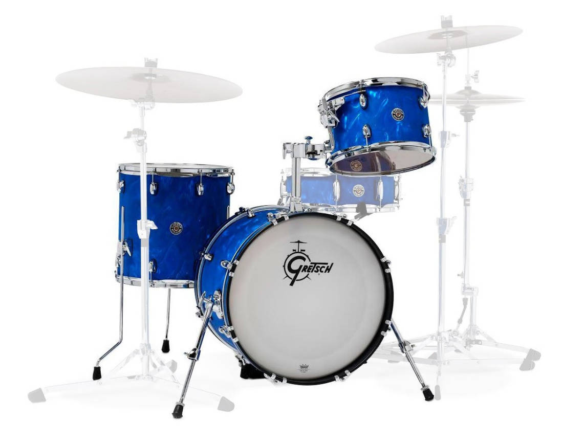 Catalina Club Jazz 3-Piece Shell Pack 18/14/12 - Blue Satin Flame