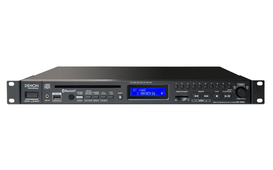 DN-300Z CD/Media Player with Bluetooth/USB/SD/Aux and AM/FM Tuner