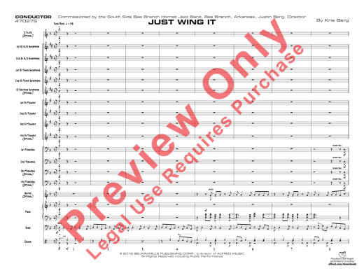 Just Wing It - Berg - Jazz Ensemble - Gr. 2.5