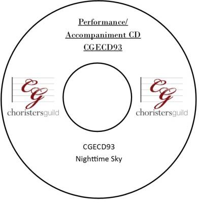 Choristers Guild - Nighttime Sky - Bernon - Performance/Accompaniment CD