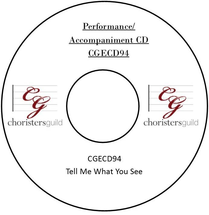 Tell Me What You See - Bernon - Performance/Accompaniment CD