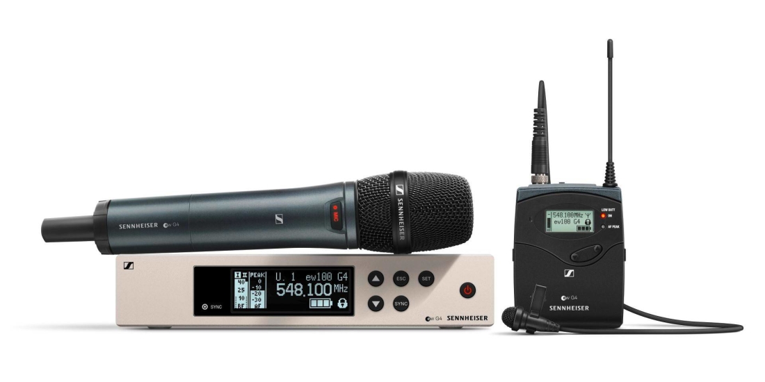 EW 100 G4-ME2/835-S Wireless Lavalier/Vocal Combo