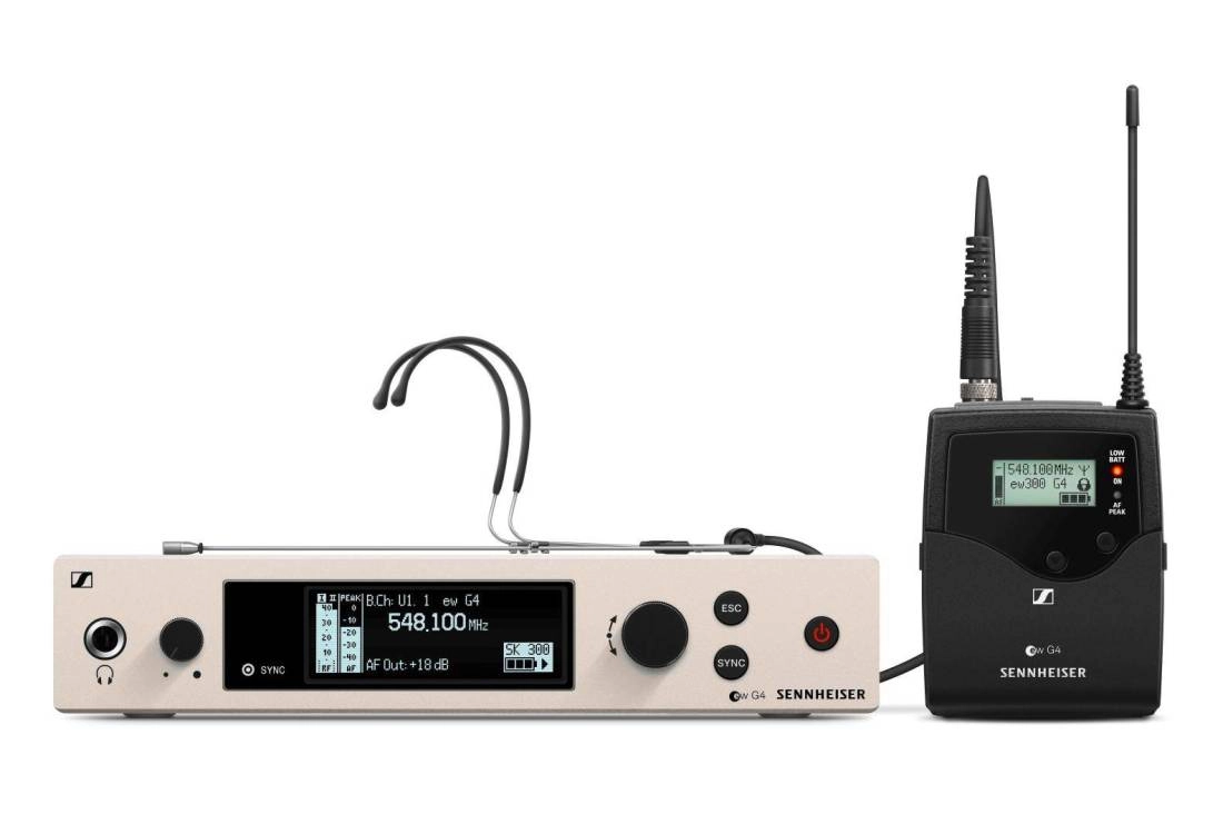 EW 300 G4 Wireless Headmic Set, 470-558 MHz