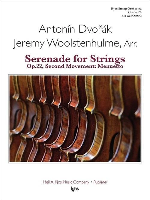 Serenade for Strings Op. 22, Second Movement: Menuetto - Dvorak/Woolstenhulme - String Orchestra - Gr. 3.5